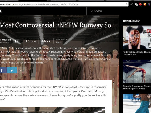 The Most Controversial #NYFW Runway So Far